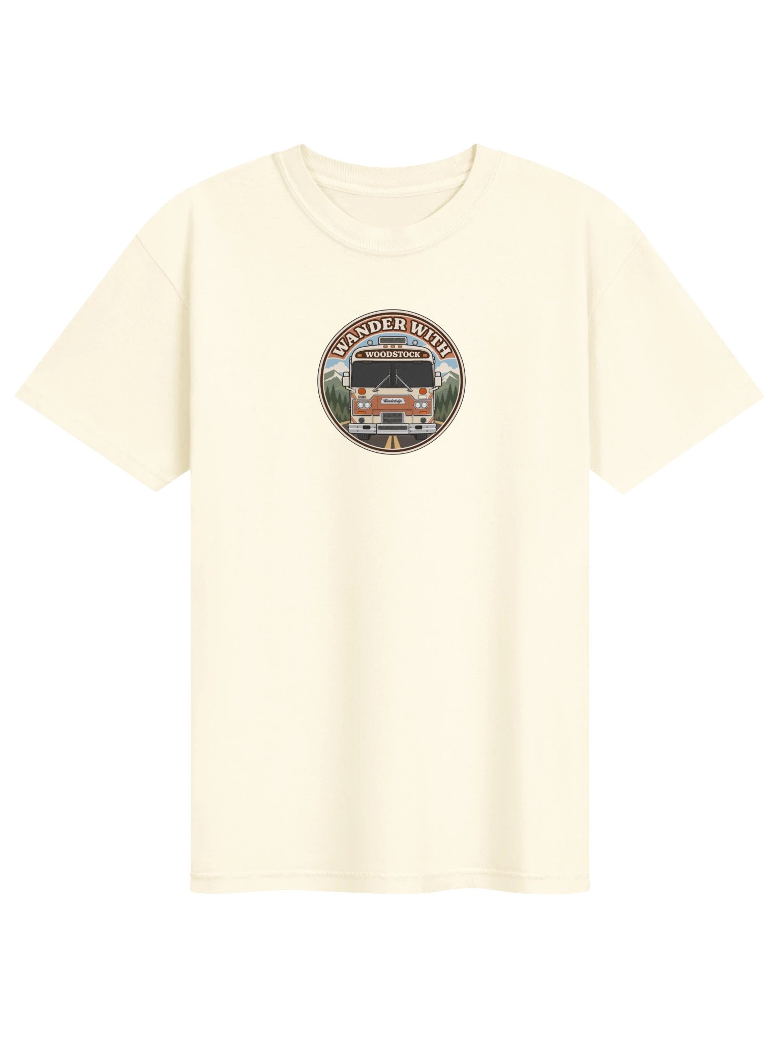Woodstock Road Club Tee · Comfort Colors — Front & Center — Dark Windshield product image (1)