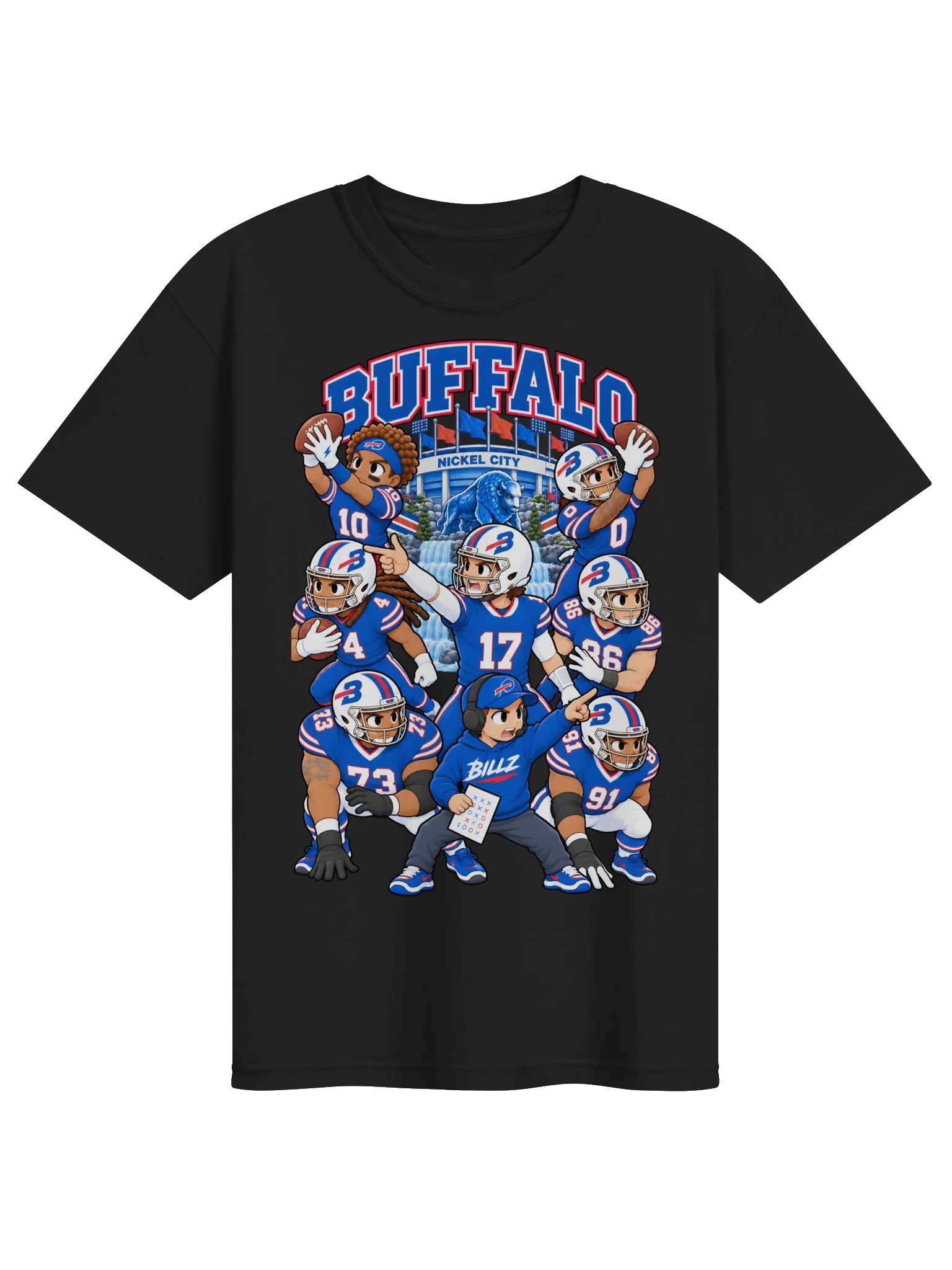 Buffalo Football Animated Player T-Shirt product image (2)