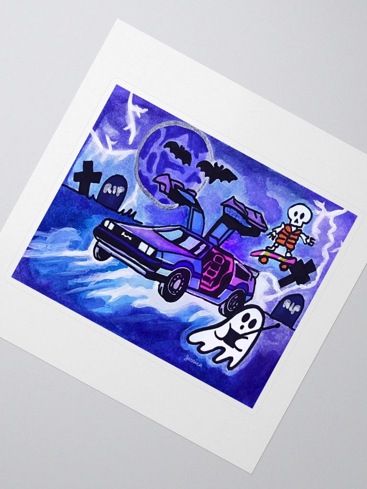 Spooky Speed Machine Sticker product image (2)