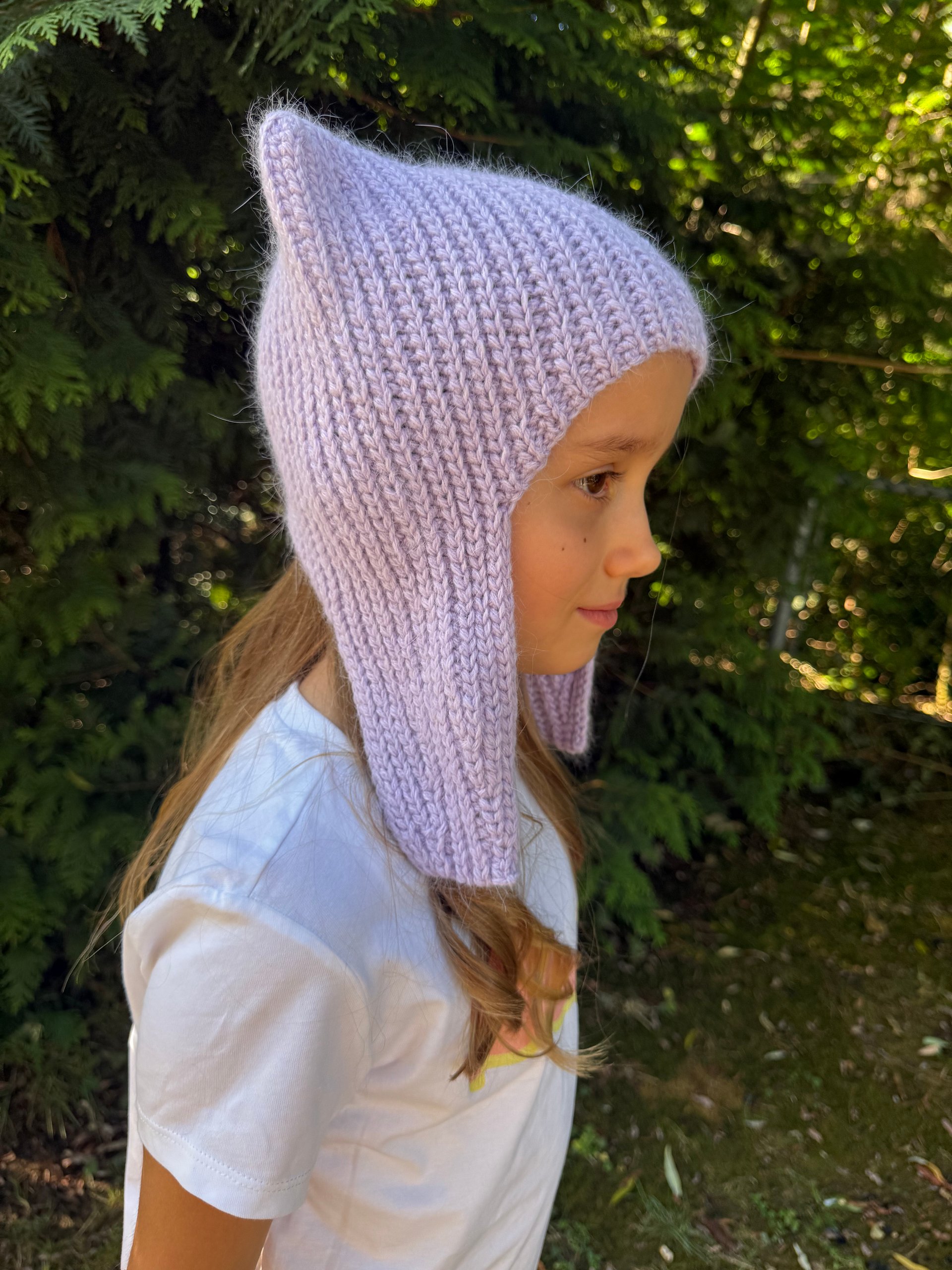 Crochet Kitty Hat with Ear Flaps Pattern product image (6)
