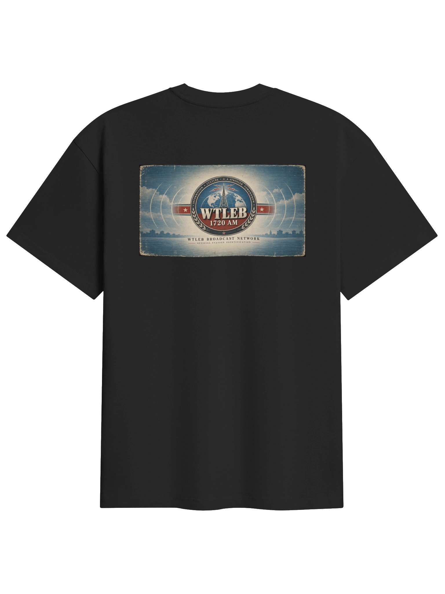 WTLEB 1720 AM Men's Broadcast Identification T-Shirt product image (7)