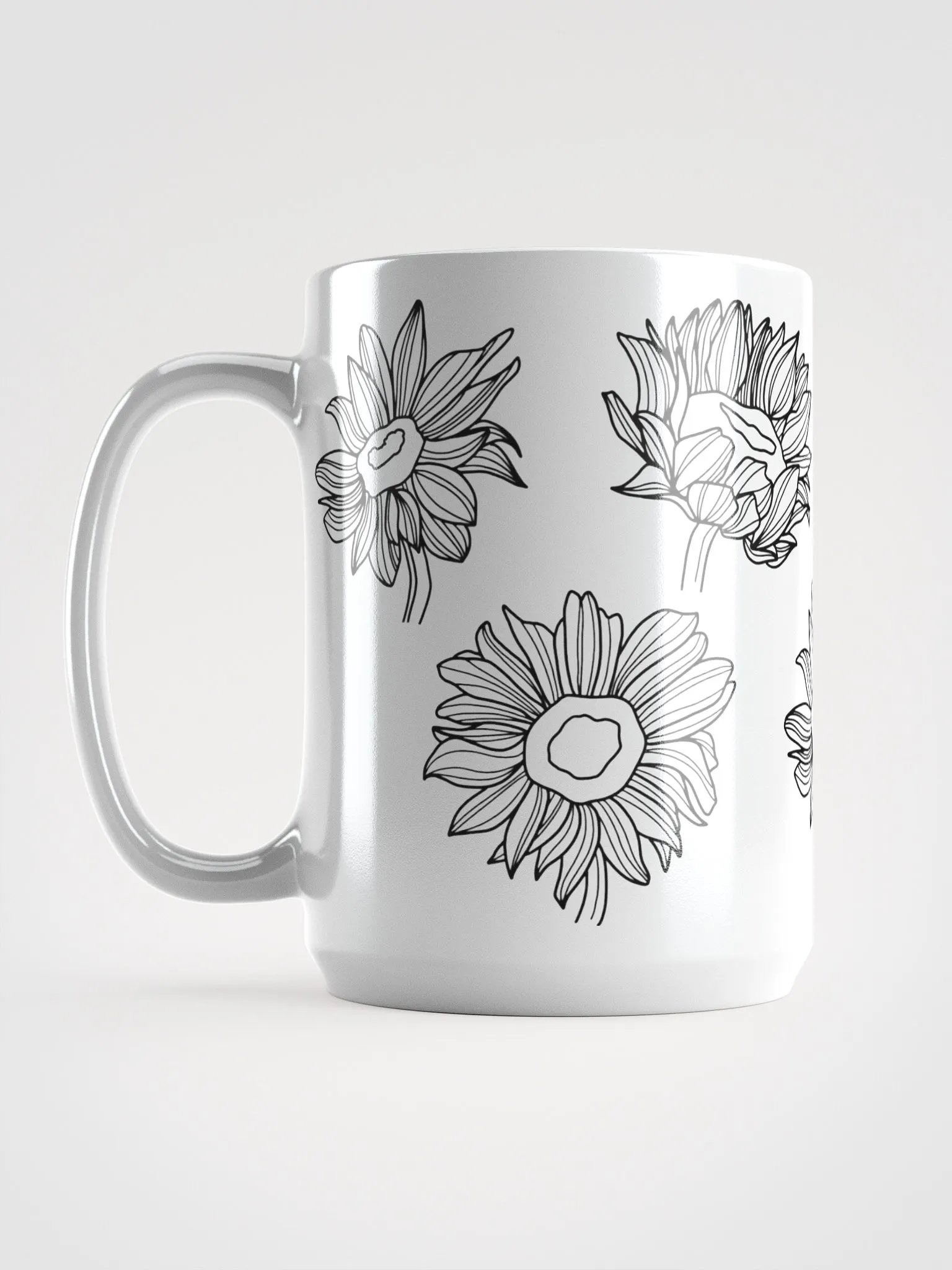 Doodle Flowers Mug product image (6)