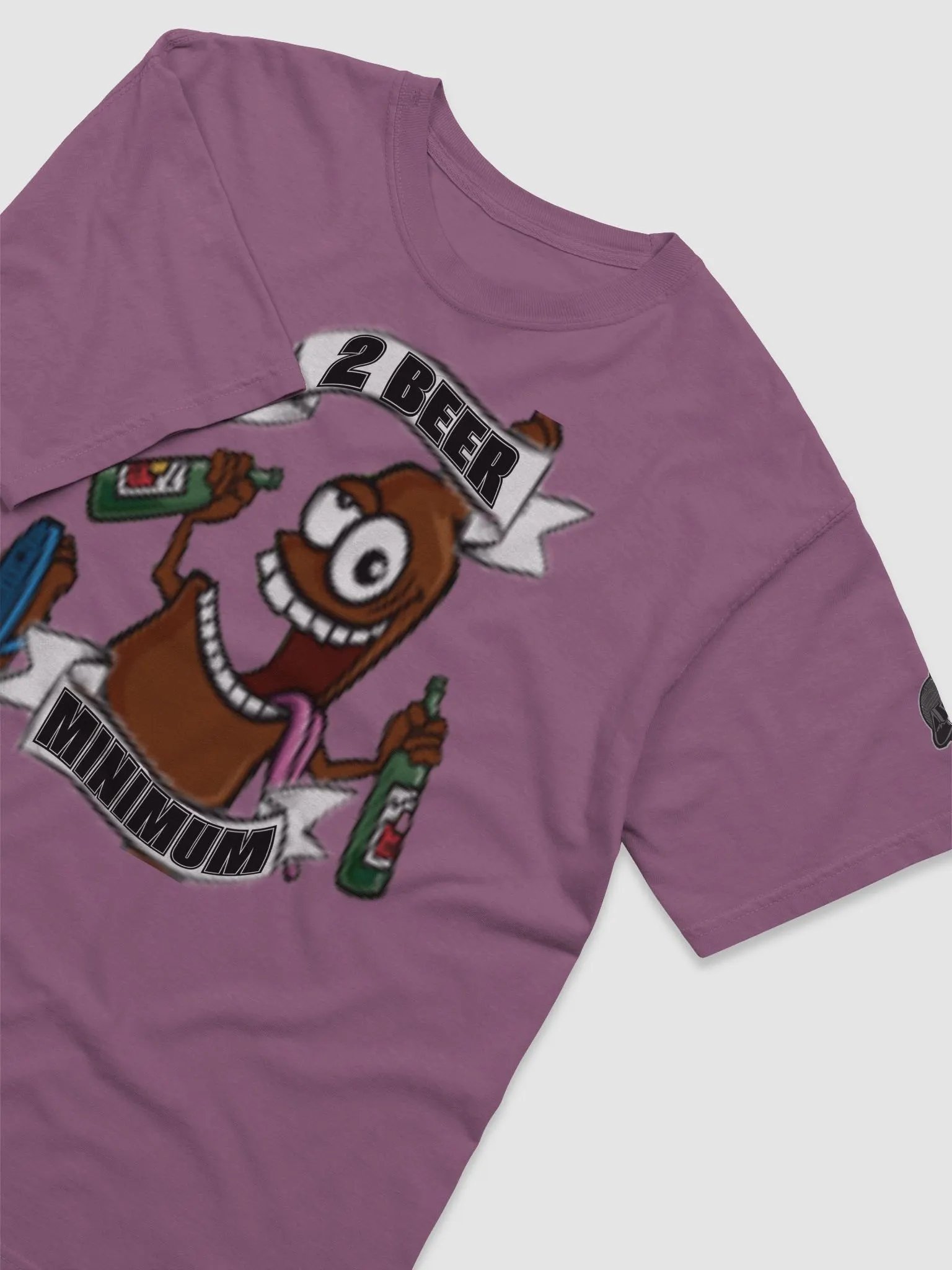 2 beer minimum big logo t shirt product image (3)
