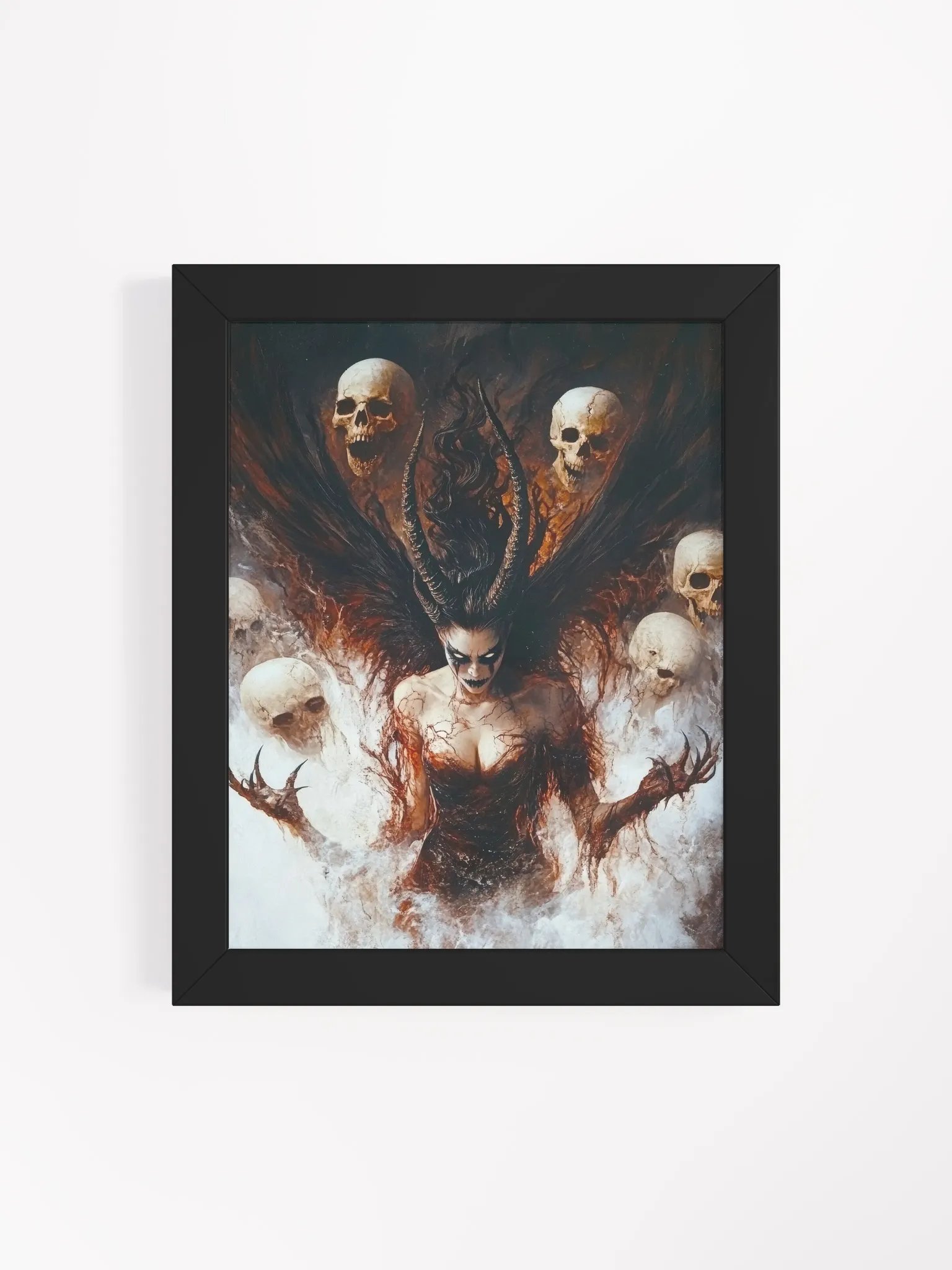 Juggling she devil - Framed High Quality Matte Poster product image (27)
