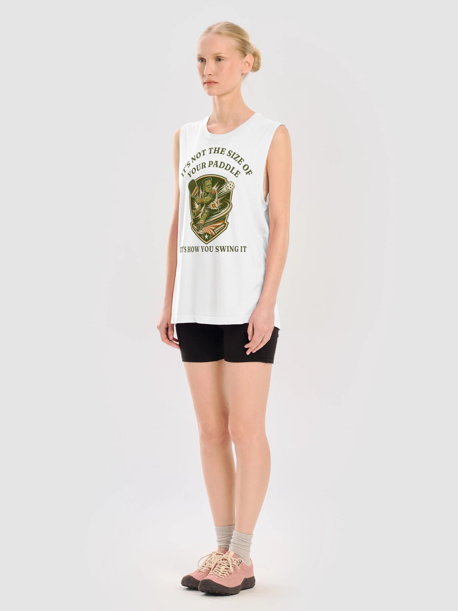 Its Not the Size of Your Paddle Pickleball Tank Top Funny Player Gift product image (3)