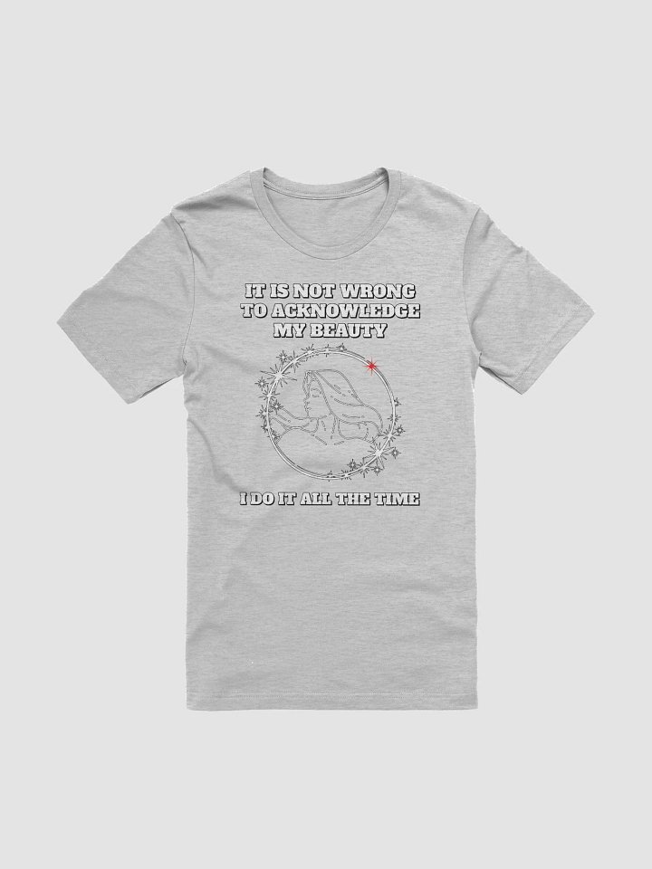 It Is Not Wrong To Acknowledge My Beauty - Funny T-shirt product image (6)