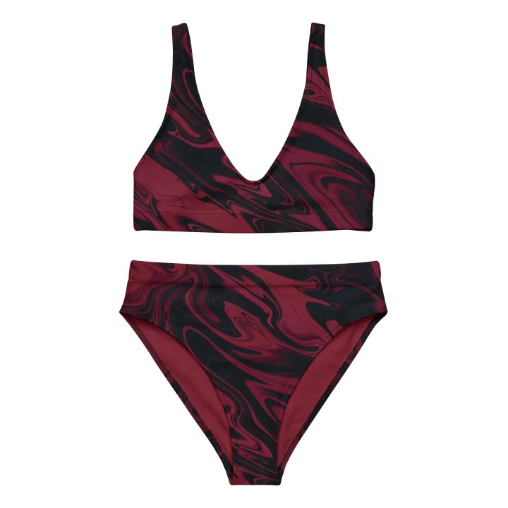 Stylish Swirl Recycled High Waisted Bikini product image (1)