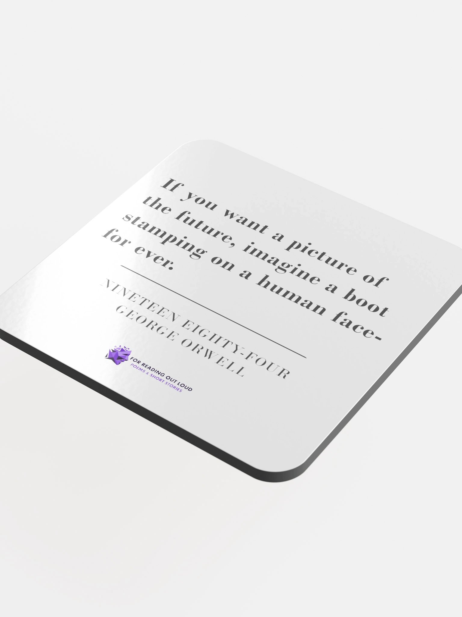 Nineteen Eighty-Four (George Orwell) Quote Coaster product image (4)