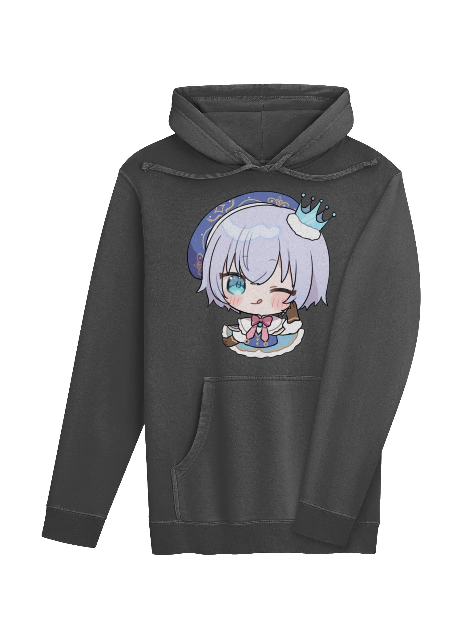 Rice Chan Blue Crown Heavyweight Hoodie product image (4)