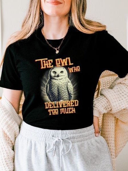 Magical Owl Funny Vintage Pulp Mystery Harry Potter Shirt product image (10)