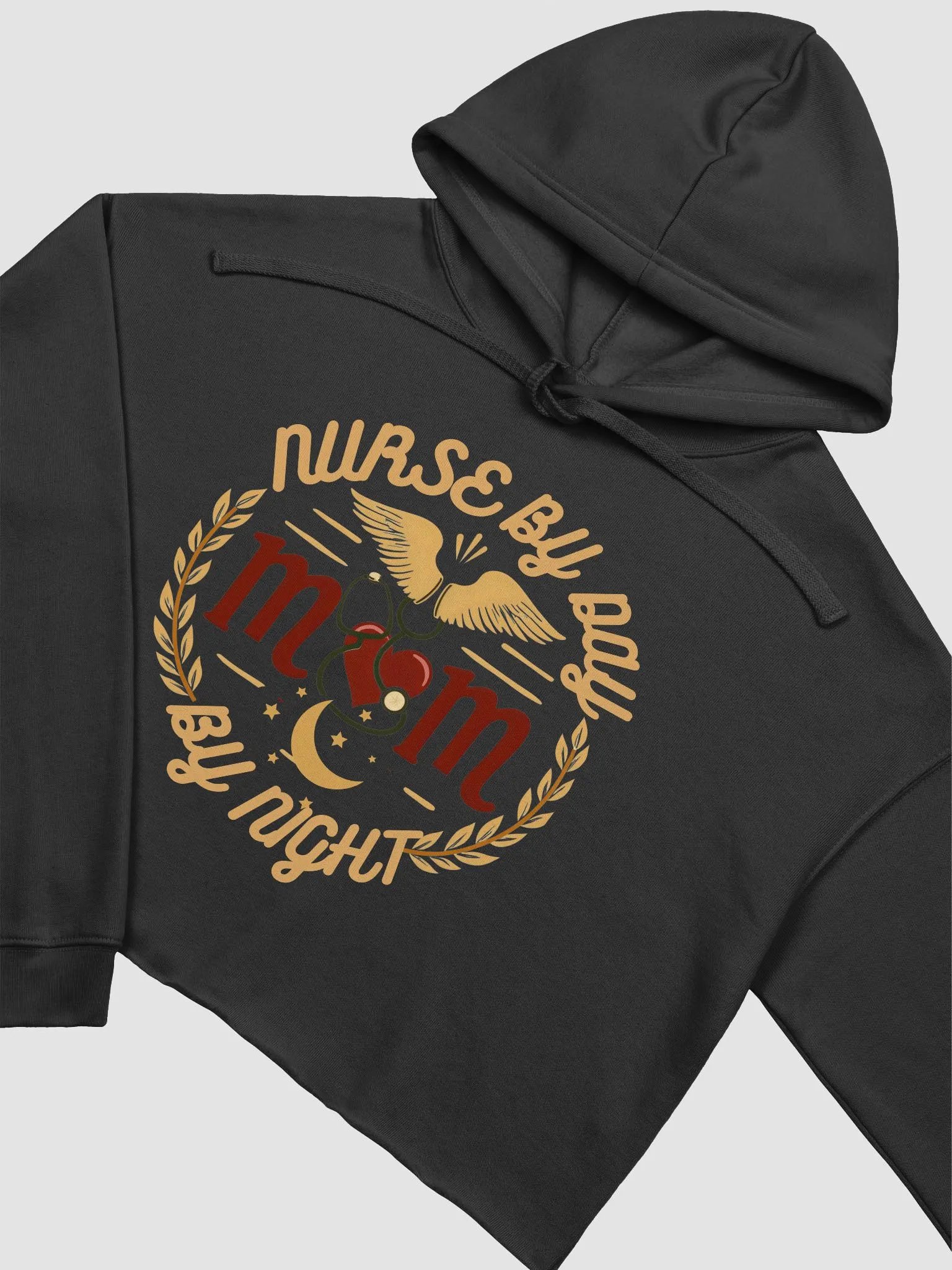 Nurse Mom, Night Shift Hero, Crop Hoodie product image (25)