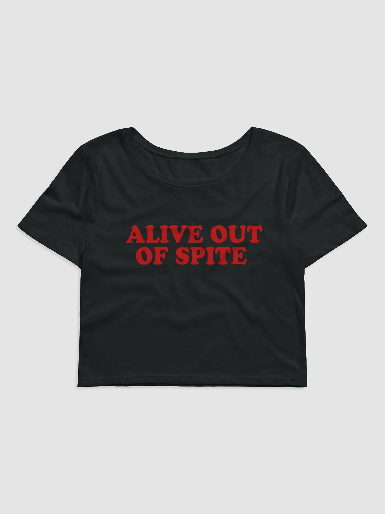 Spiteful Crop Top Baby Tee product image (2)