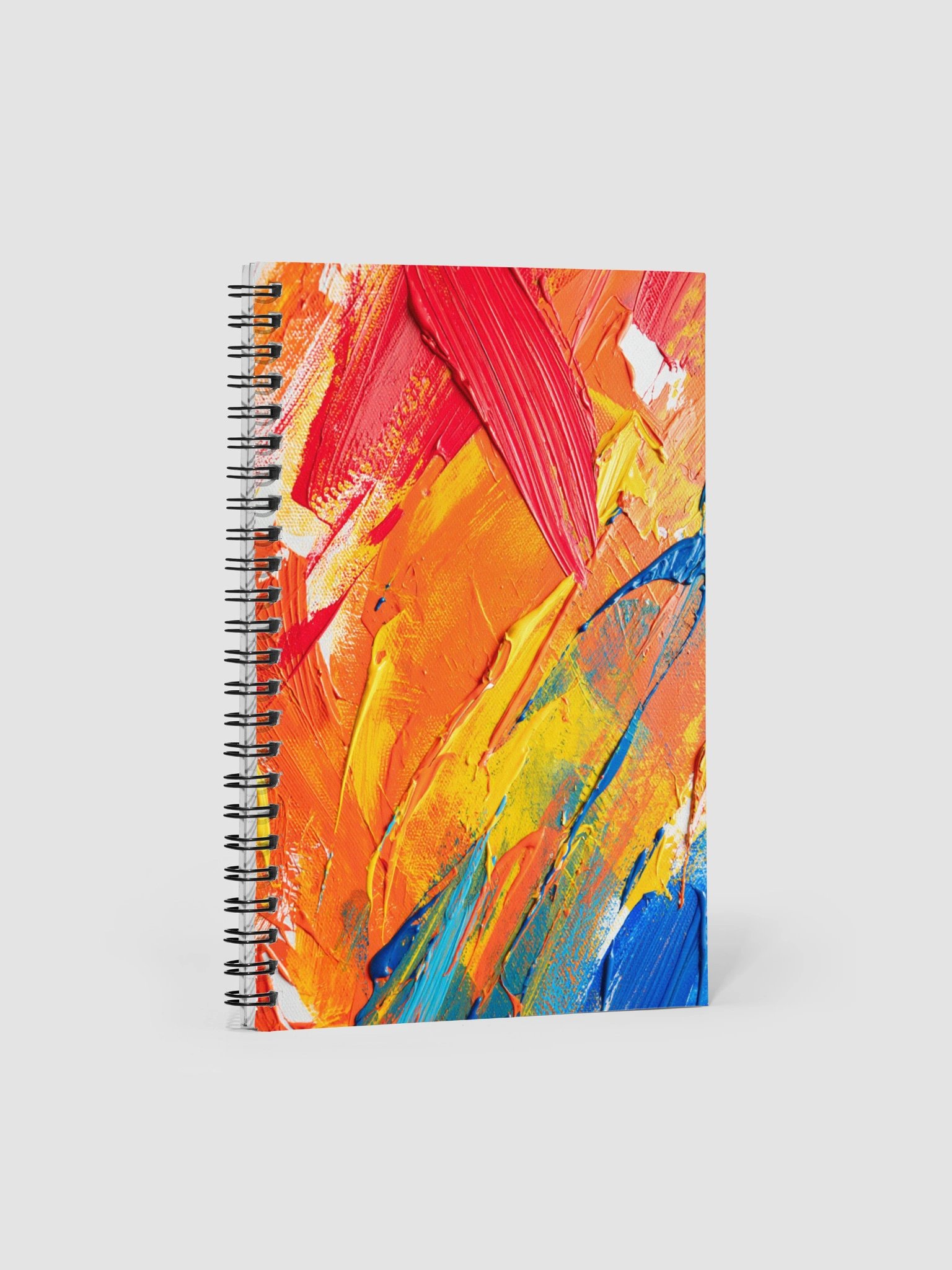 Vibrant Brushstrokes Spiral Notebook product image (1)