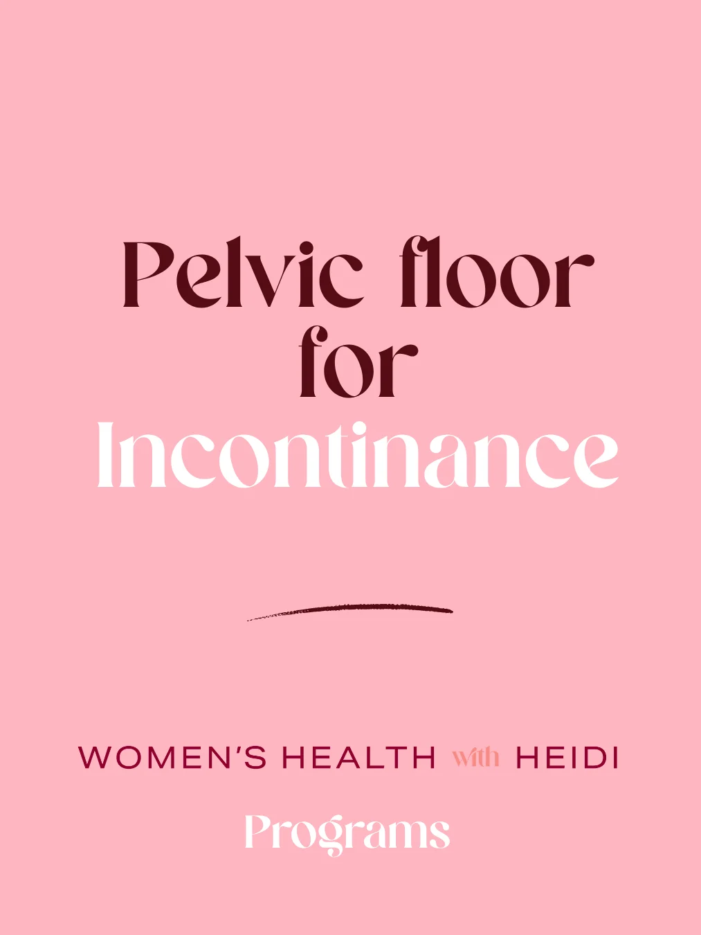 Pelvic floor for Incontinence product image (1)