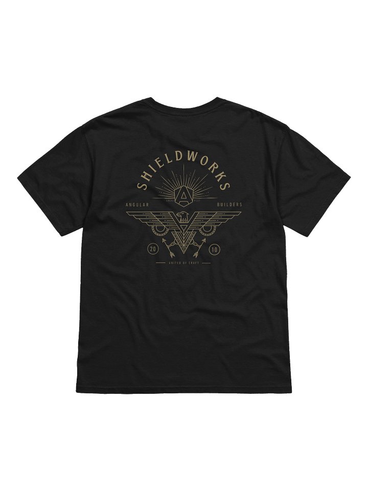 Shieldworks Angular Builders Local #201 “United by Craft” Heavyweight Tee product image (1)