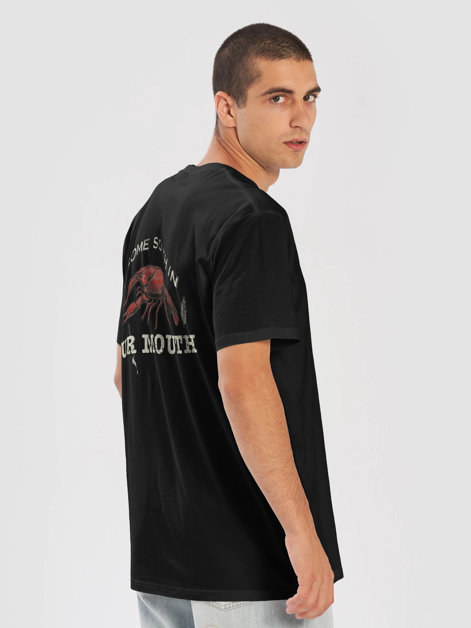 Southern Sketch Crawfish Unisex T-Shirt product image (15)