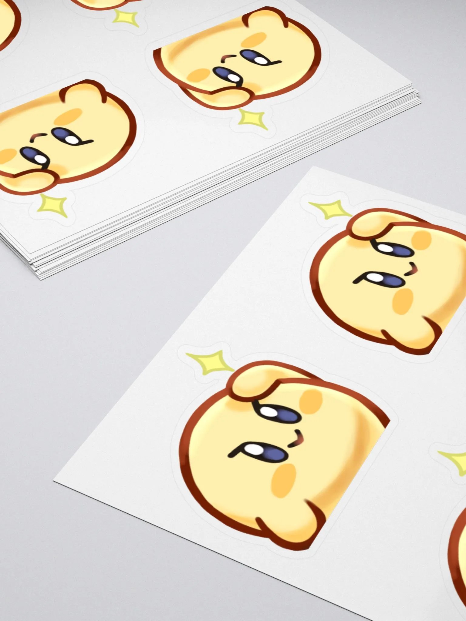 Kirb Salute 4 Sticker Sheet product image (4)