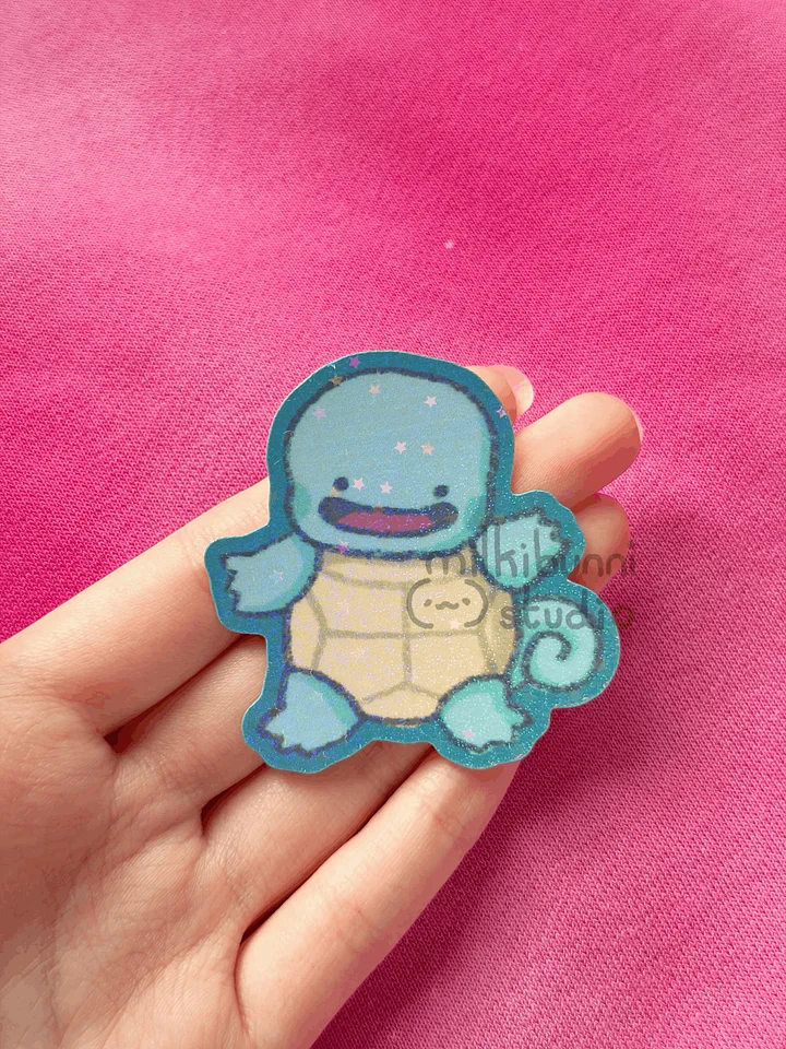 Squirtle Pokopia Sticker product image (2)