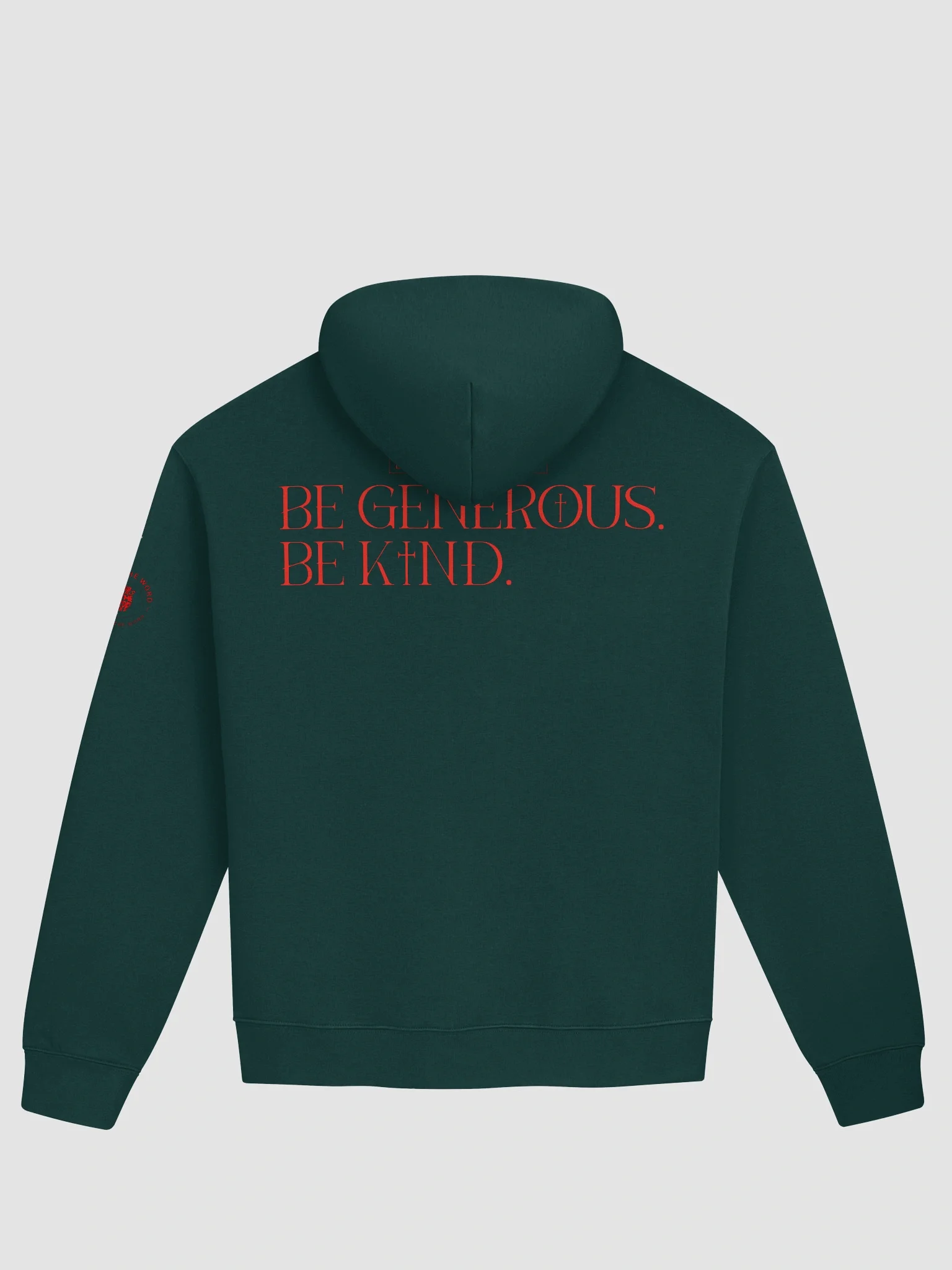 "Be Kind" Unisex Hoodie — back view