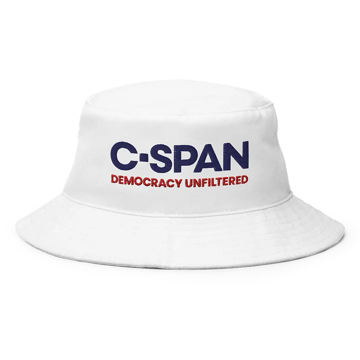 C-SPAN Democracy Unfiltered White Bucket Hat product image (1)