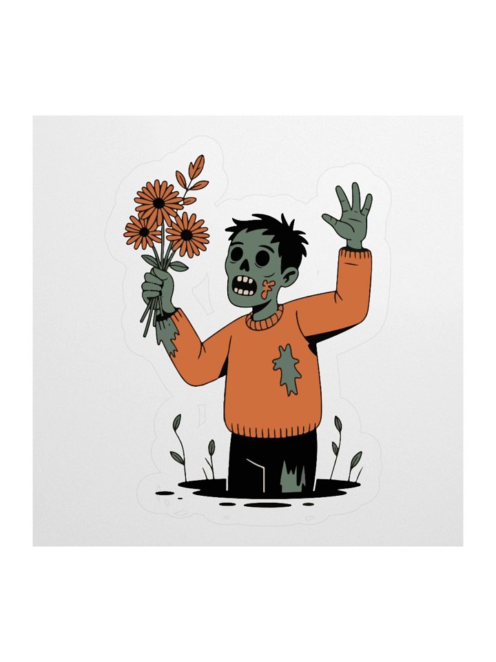 Bouquet Zombie Kiss Cut Stickers product image (1)
