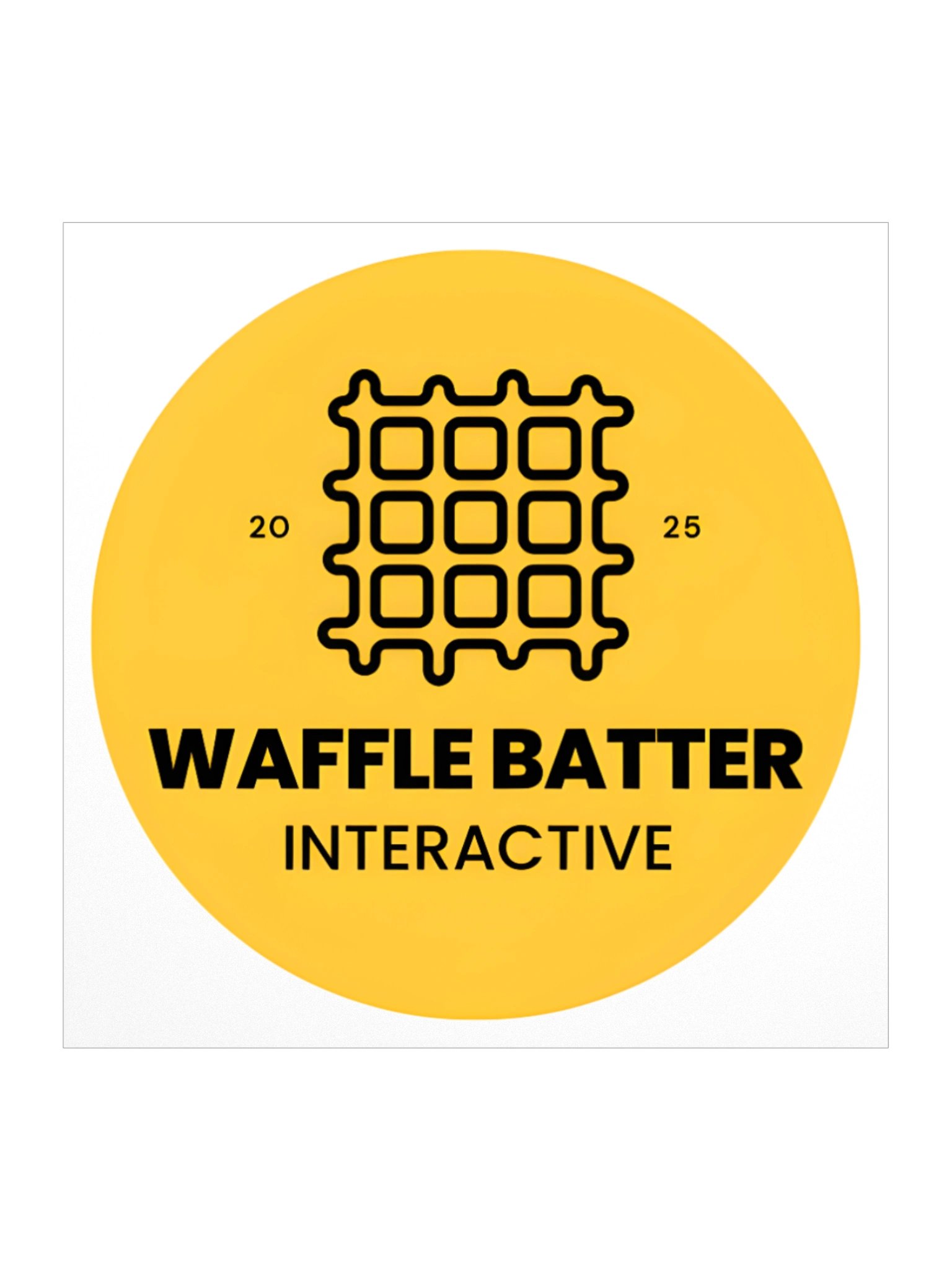 Waffle Batter Icon Sticker product image (4)