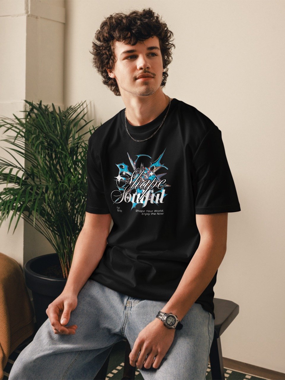 Shape Soulful Premium Organic Cotton Unisex T-Shirt Stanley/Stella STTU169 product image (2)