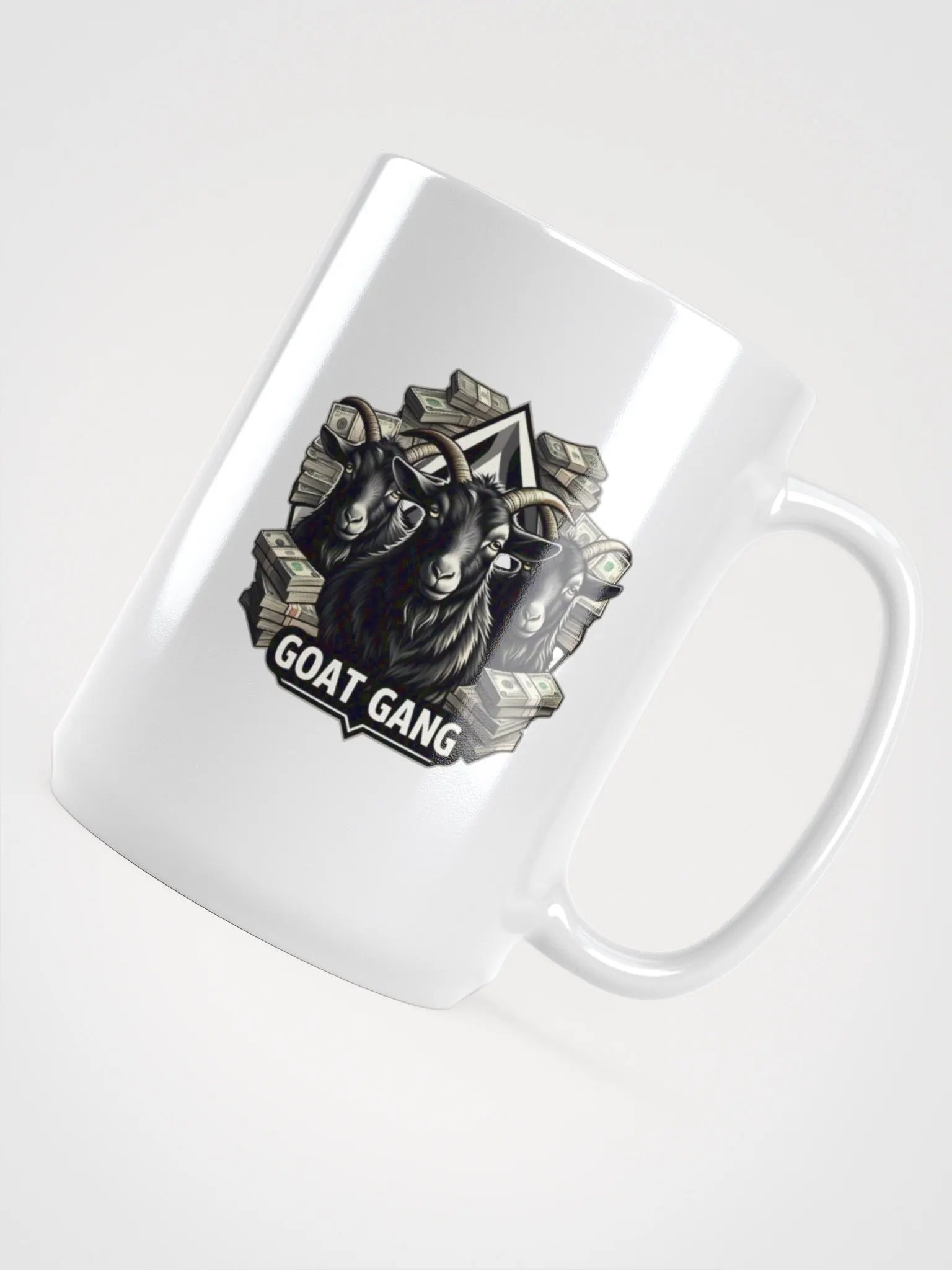 Goat Gang ( Big Bank Glossy Mug ) product image (4)