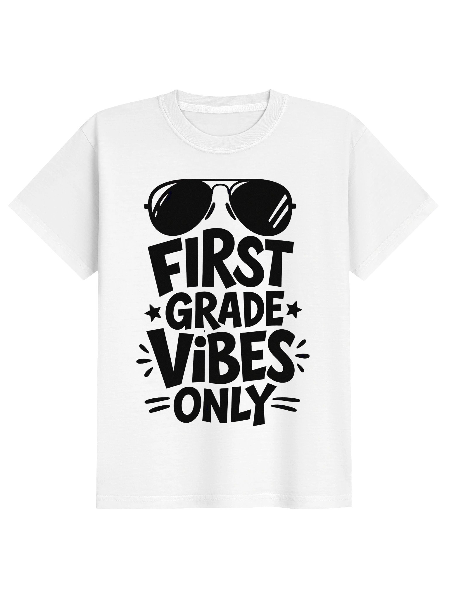 First Grade Vibes Only Shirt – Cool Back to School Tee 😎 product image (2)