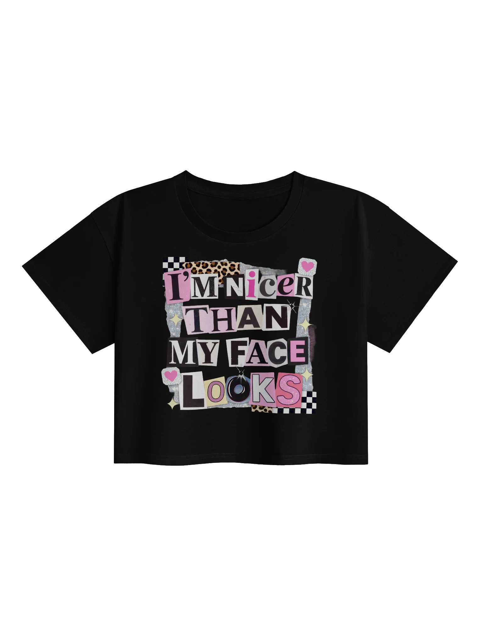 Nicer Than My Face Looks Crop Top product image (5)