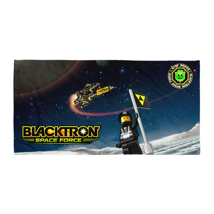 Blacktron Space Force Beach Towel product image (1)