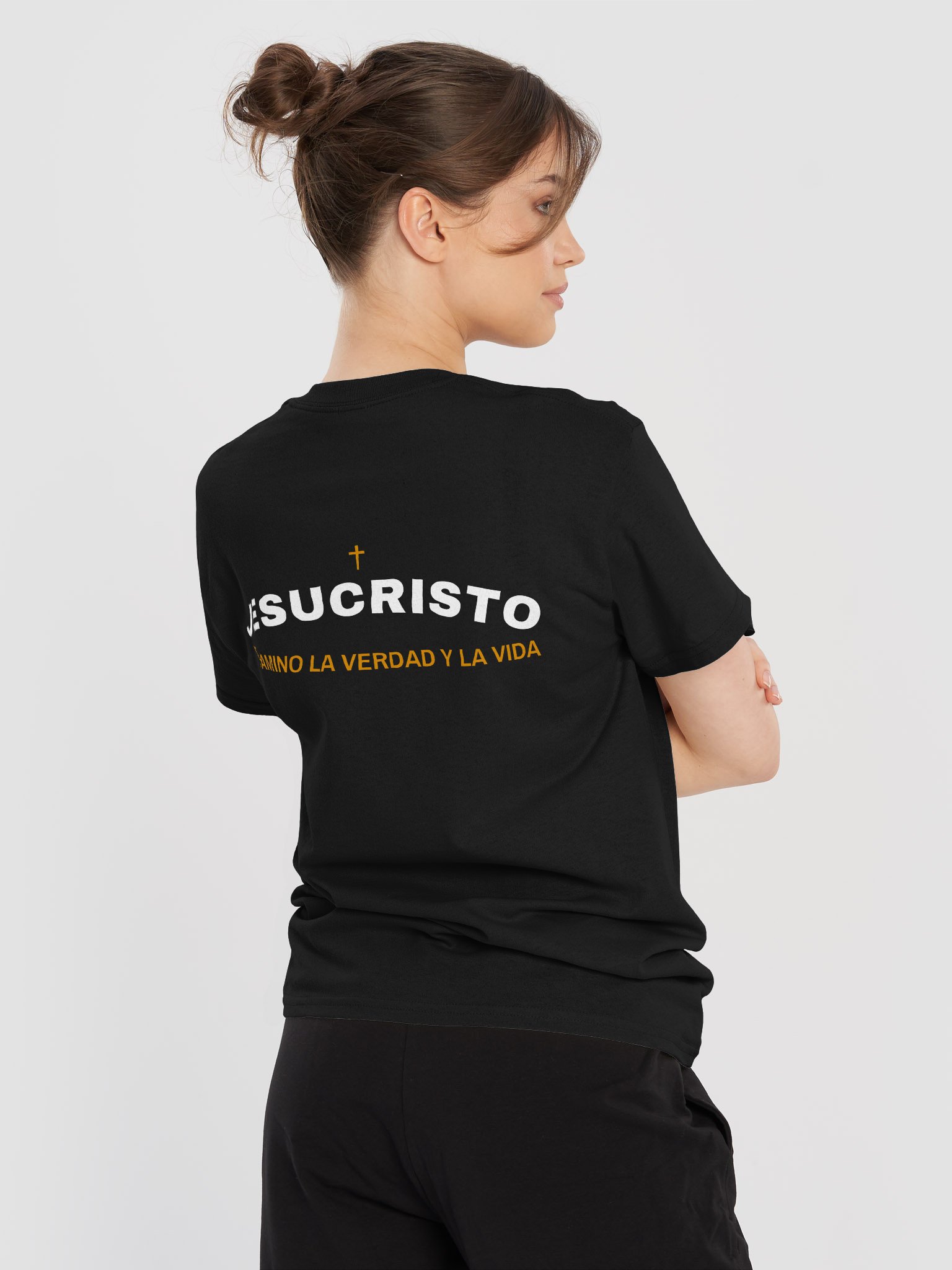 Camiseta Unisex Manga Corta | El camino, la verdad y la vida product image (2)