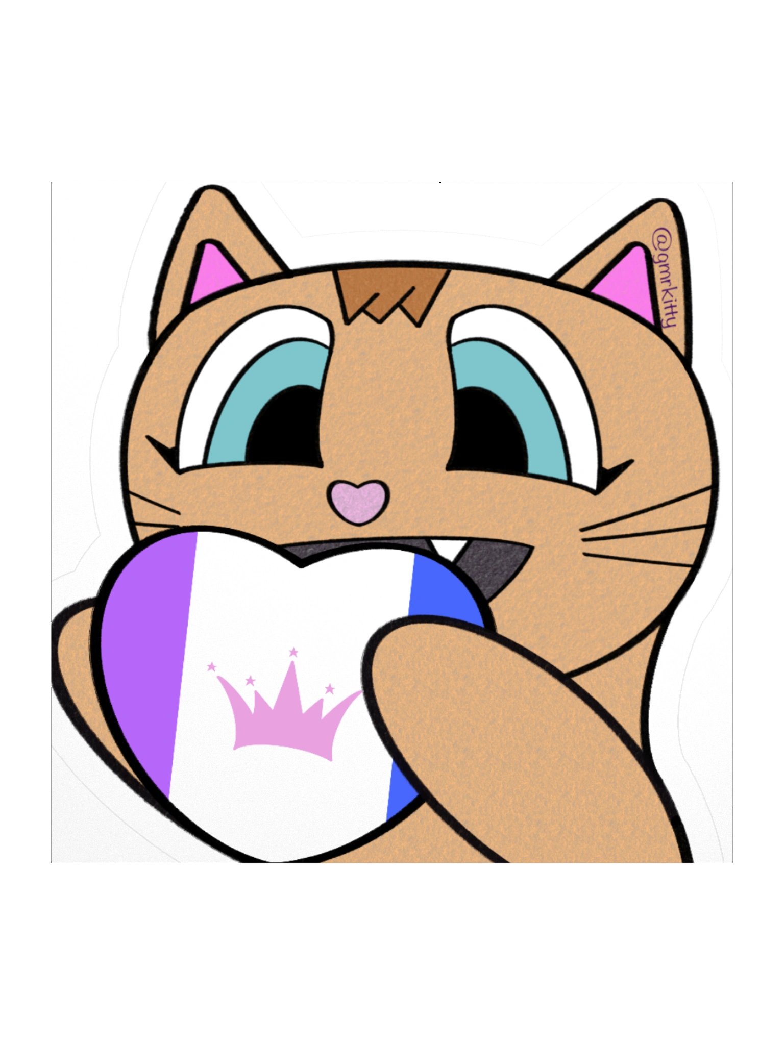 Drag Pride Kitty Sticker product image (1)