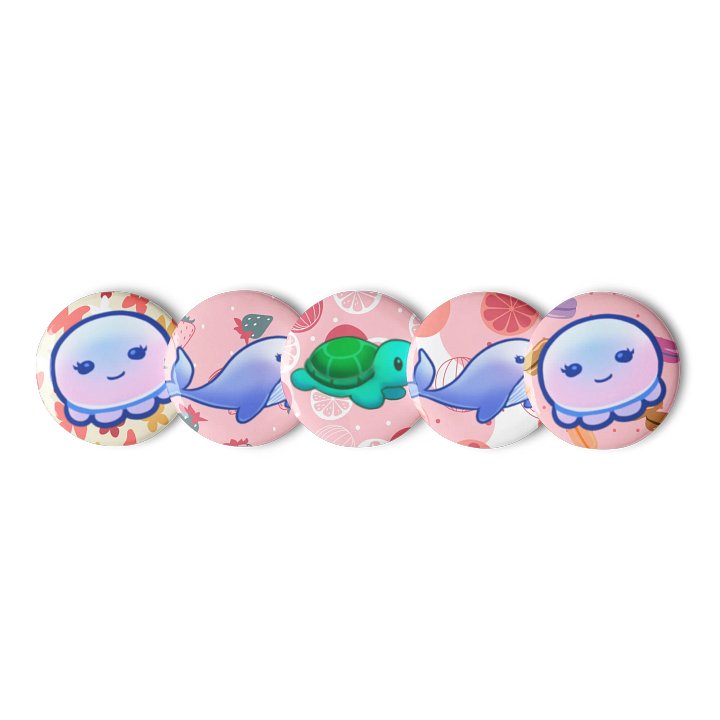Summer Sea Creatures - Buttons product image (1)