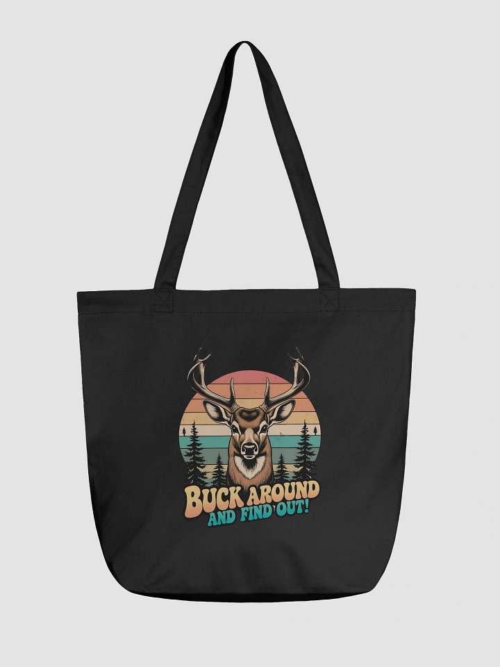 Buck Around Retro Deer Tote Bag product image (2)