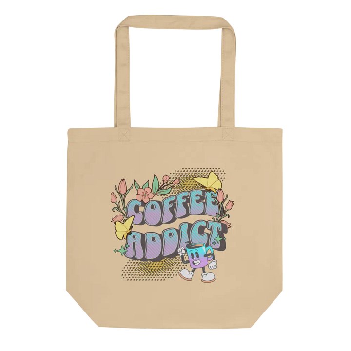 Coffee Addict Mascot Mug Whimsical Tote Bag product image (1)
