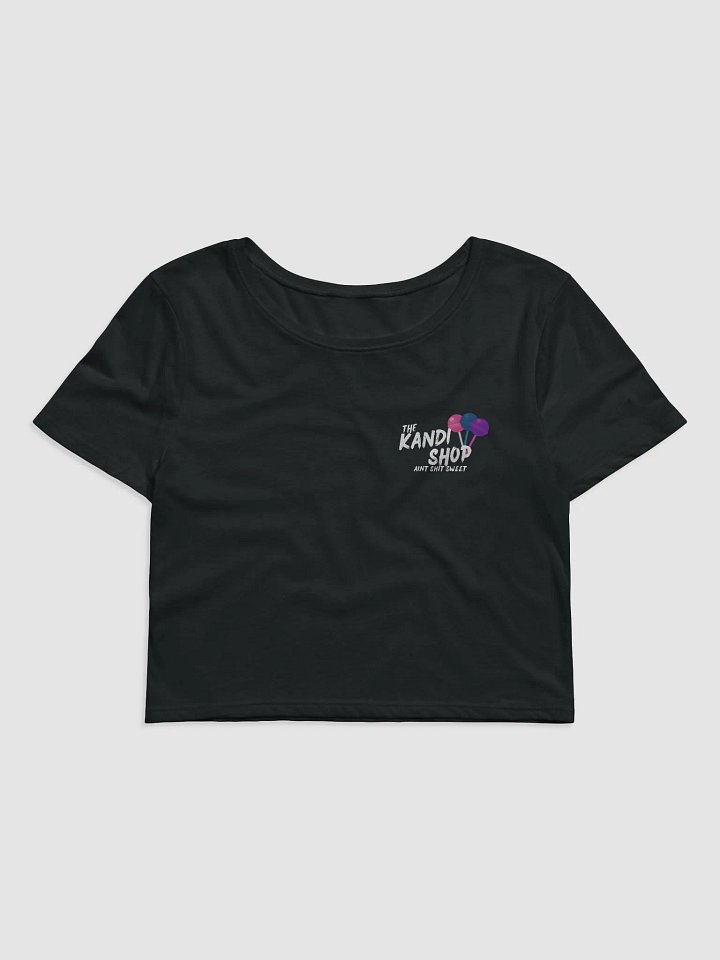 Aint Sh*t Sweet Crop Top White logo product image (2)