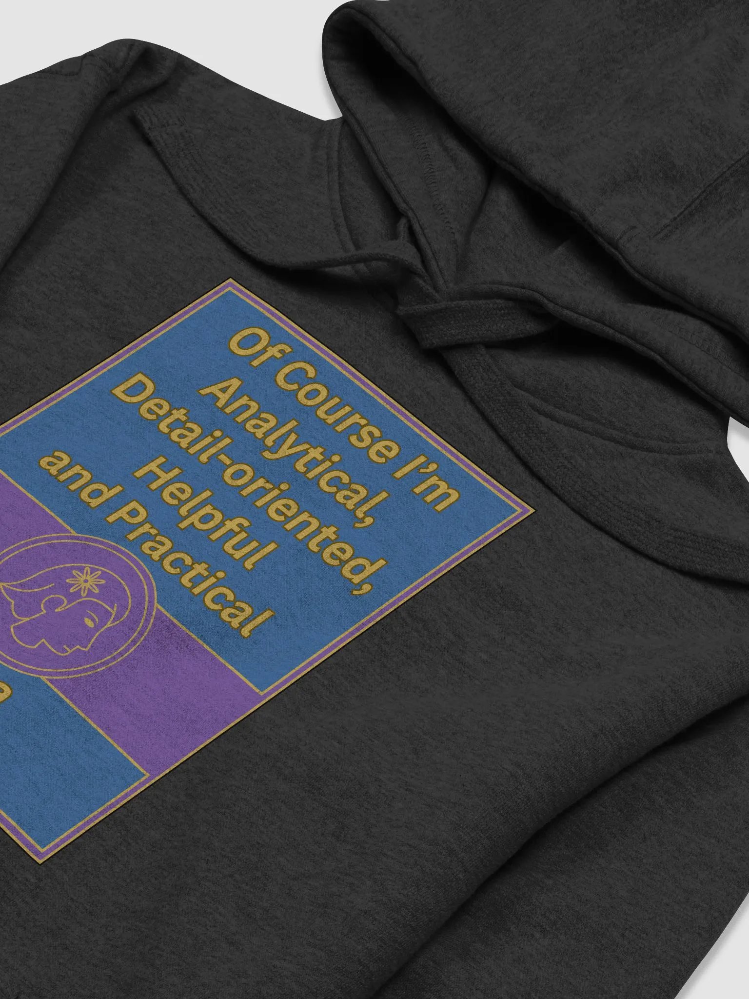 Of Course I’m Virgo Zodiac Sign Hoodie, Zodiac Sign Vibes Hoodie, Virgo Hoodie, Astrological Hoodie product image (3)