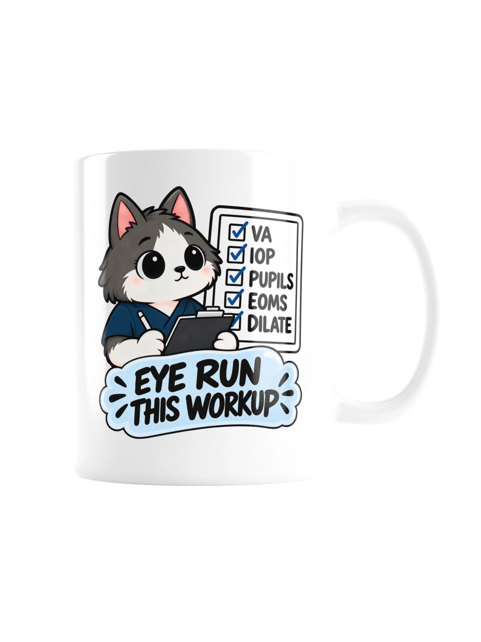Sleepy Optometrist Eye Run This Workup Mug product image (3)