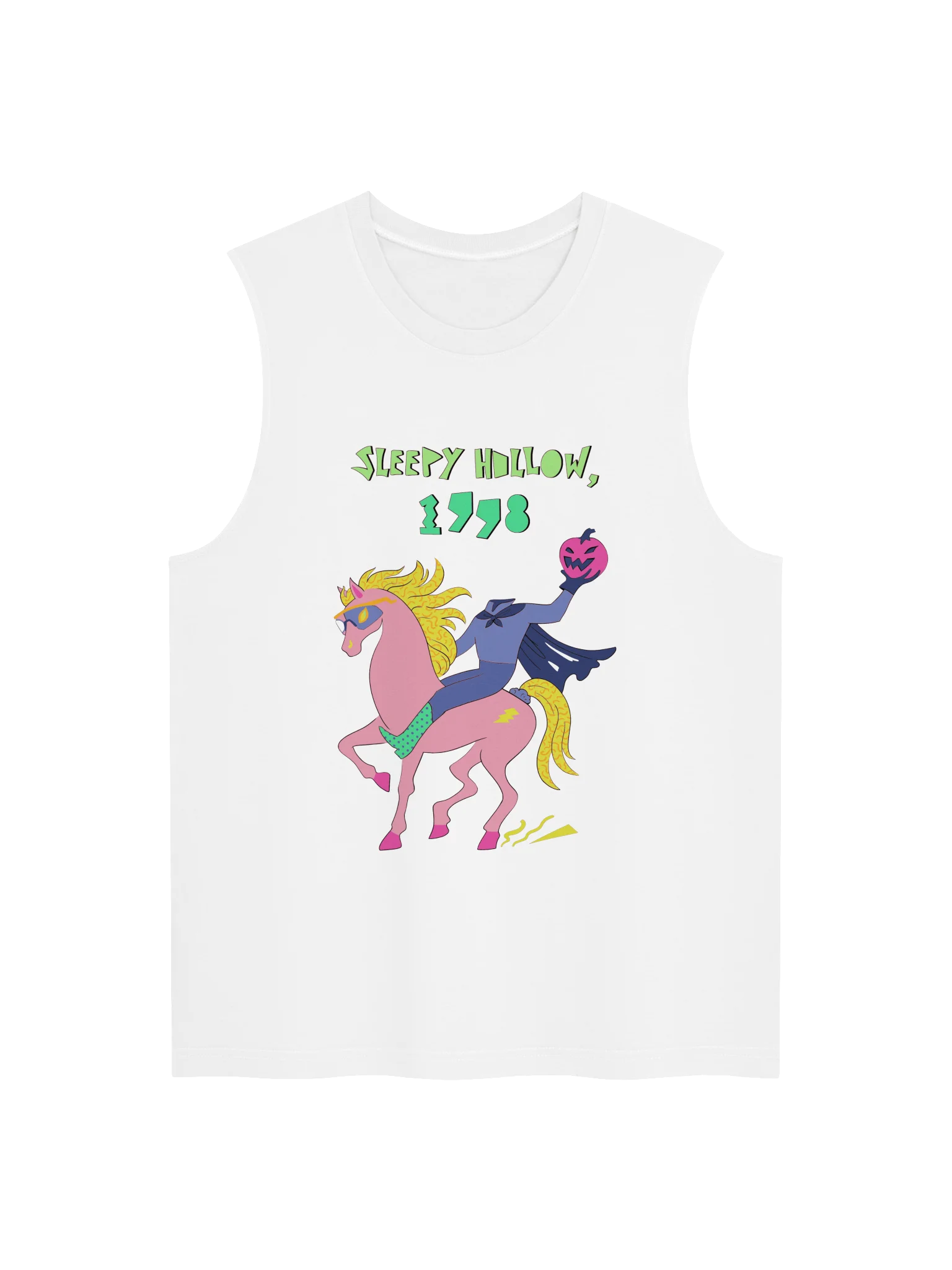 “Sleepy Hollow, 1998” Dayglo Muscle Tank product image (1)