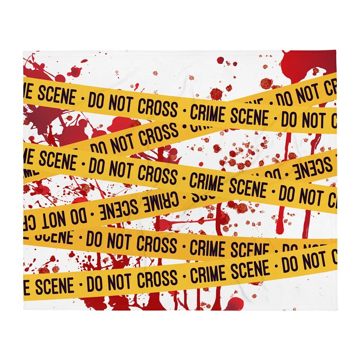 The Night Butcher - Crime Scene Throw Blanket product image (1)