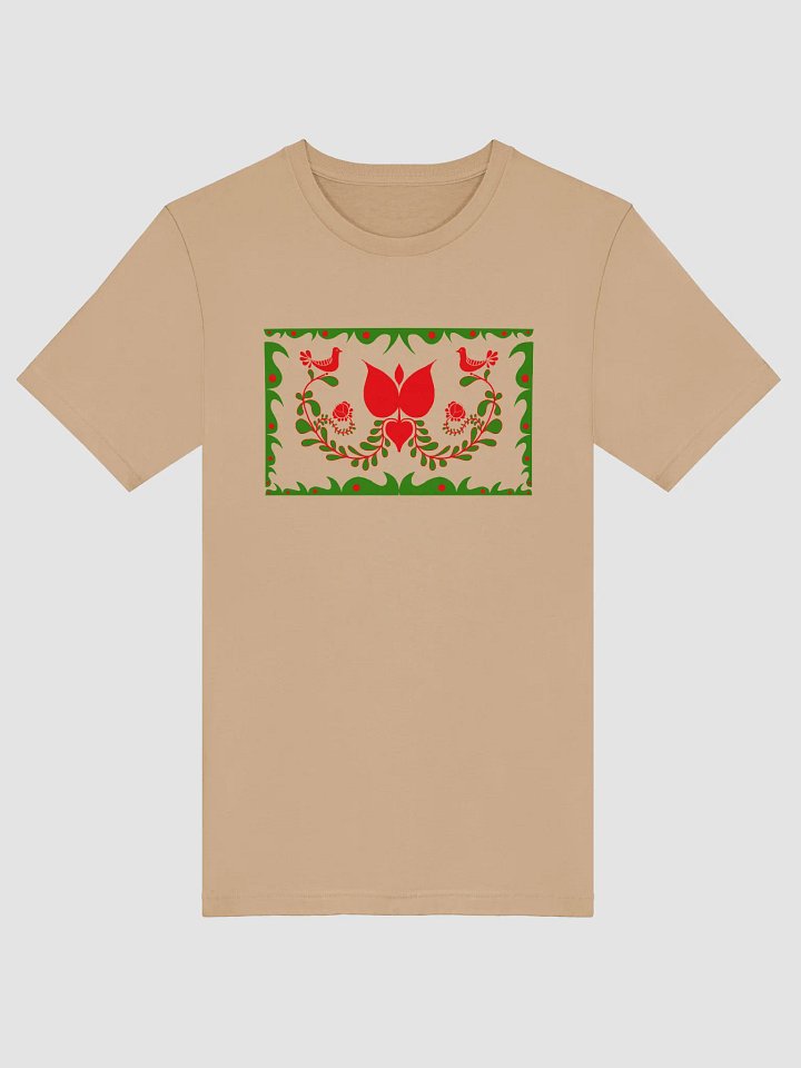Ornate Hungarian Floral and Bird Design T-Shirt product image (1)