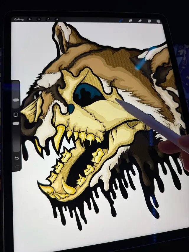 A little work in progress 🦝💀💧