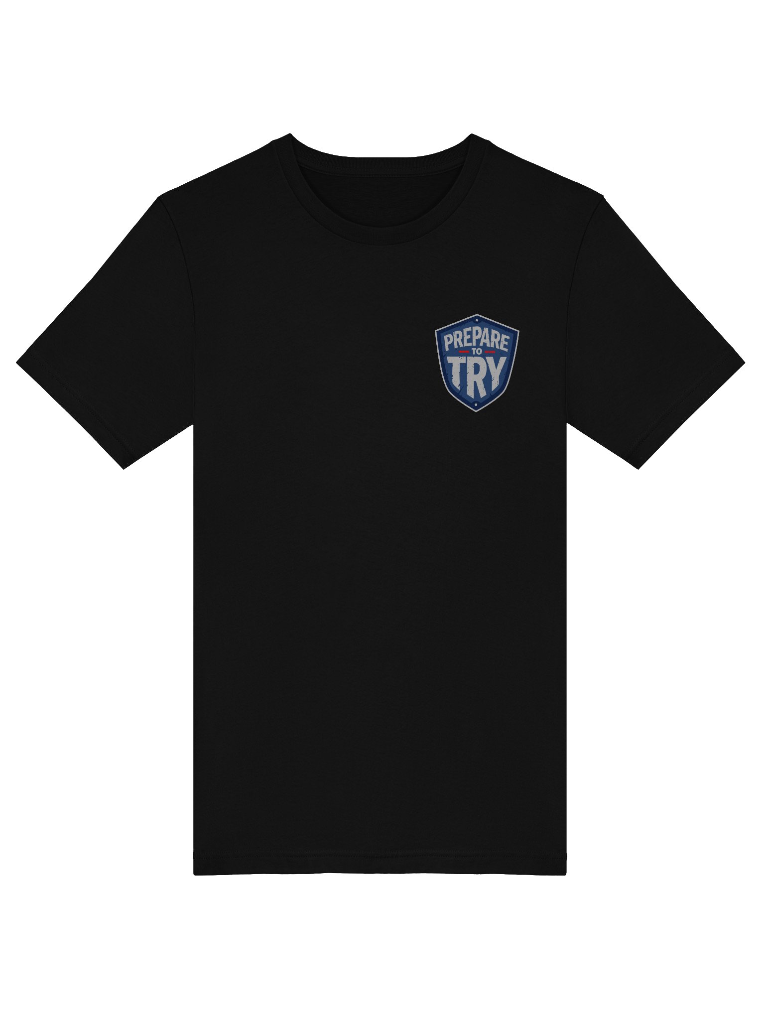 Prepare To Try T-Shirt (Colour Shield) product image (7)