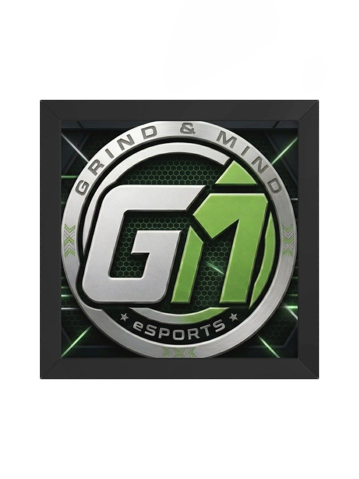 Grind & Mind eSports Logo Poster w/Frame product image (1)