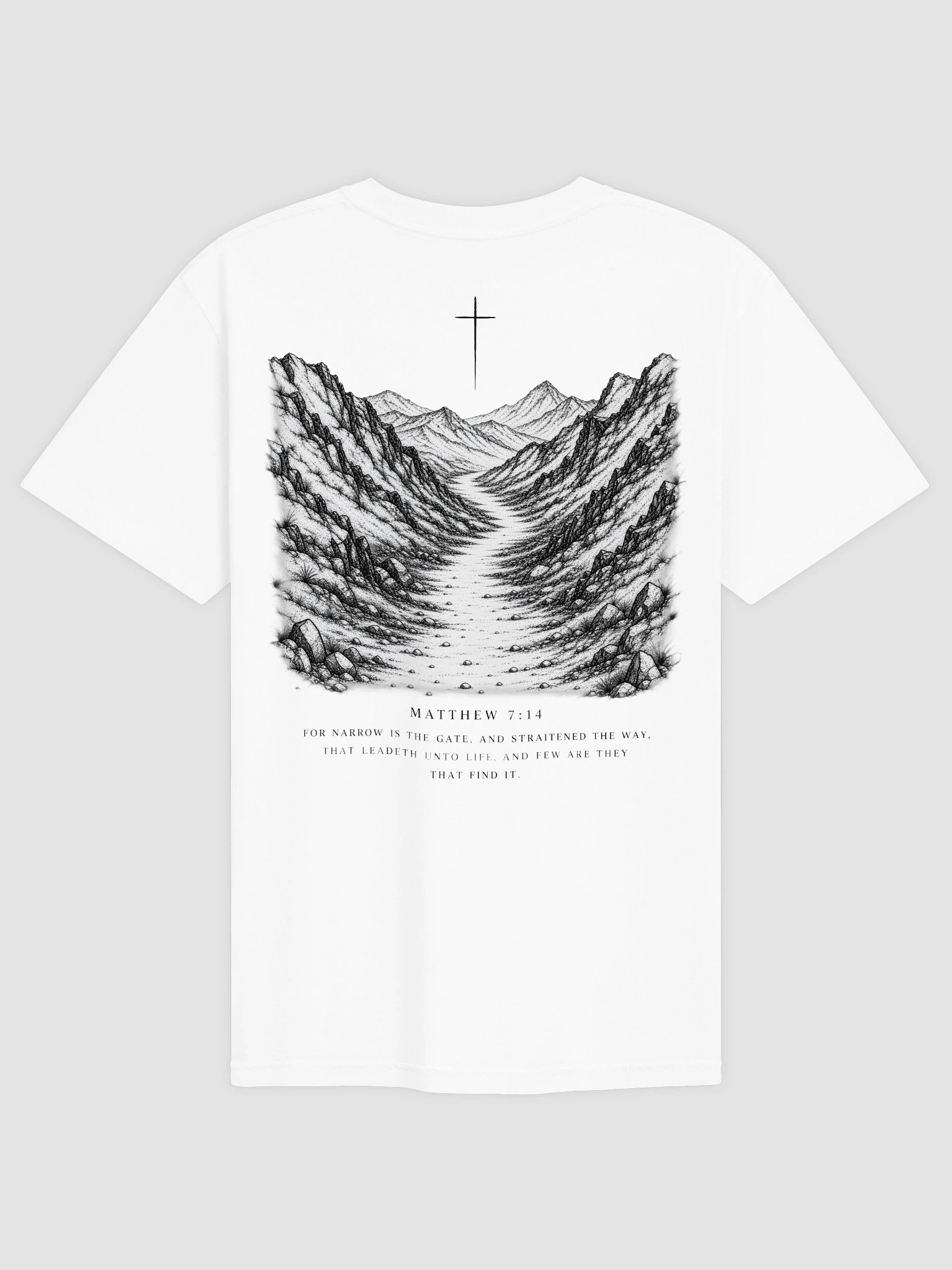 NARROWFORM MATTHEW 7:14 TEE SHIRT product image (2)