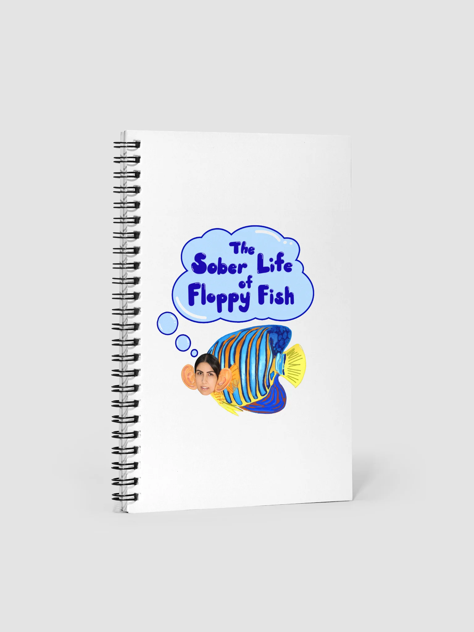 Sober Floppy Fish Note Book product image (1)