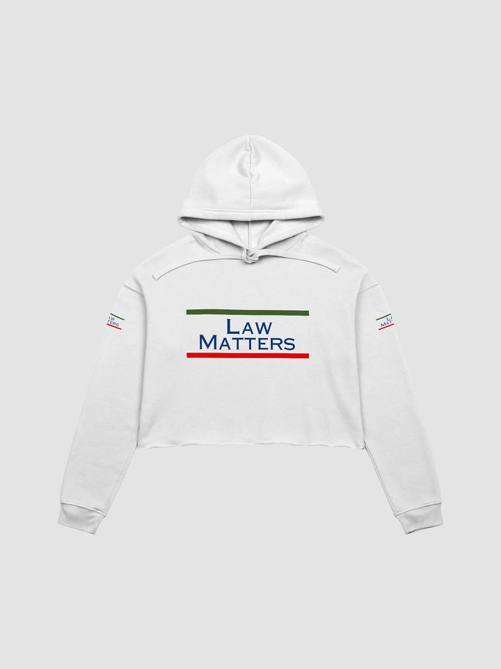 Bella+Canvas Fleece Crop Hoodie product image (1)