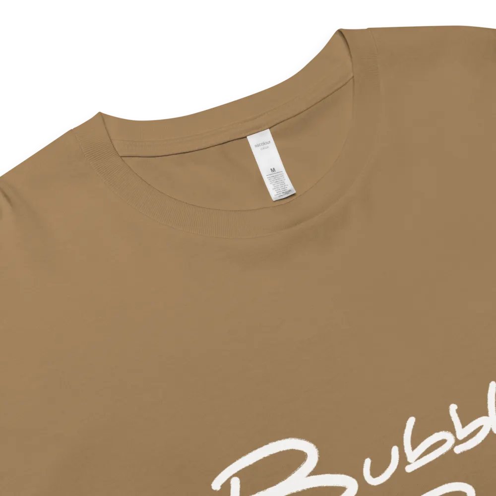 Bubbly and a B*tch (white design) printed cotton crop top product image (16)