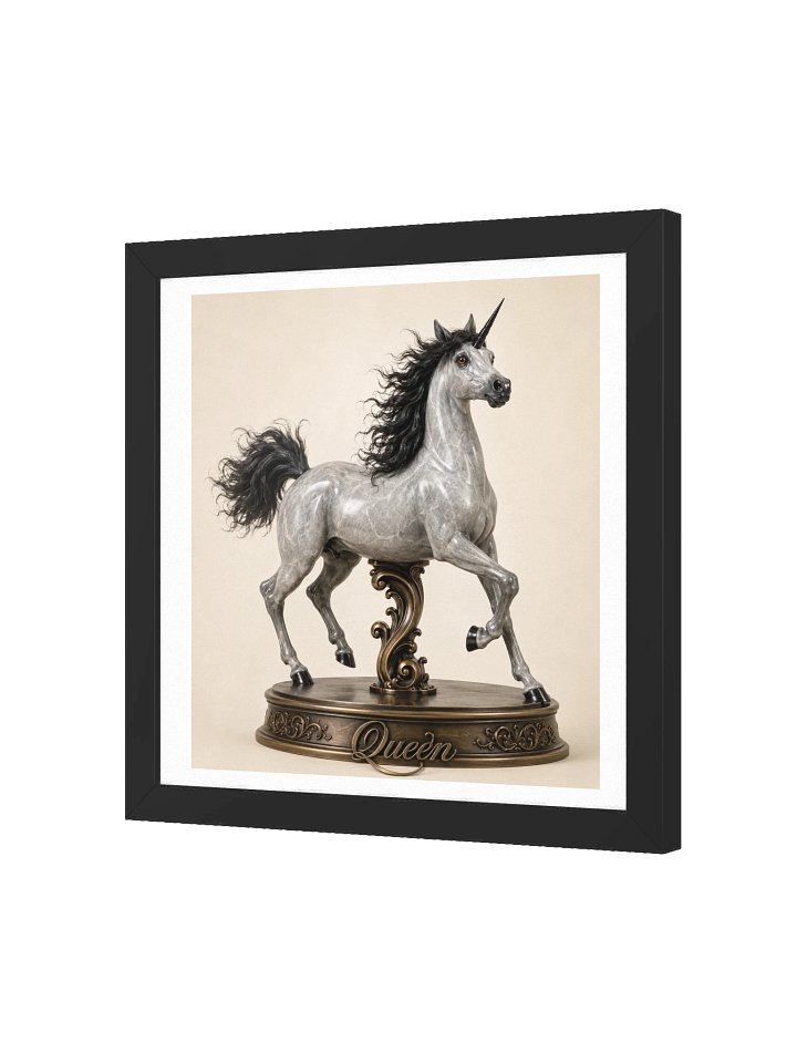Chess Collection — Queen Unicorn Framed Poster product image (52)